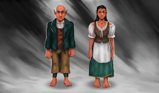 Tło arta 'Koncept Gnomów'