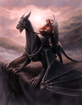 Tło arta 'Eldaran Ertha Cälatier'