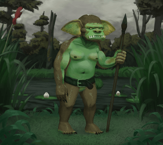 Tło arta 'Goblin'
