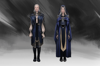 Tło arta 'Koncept Starożytnych Elfów'