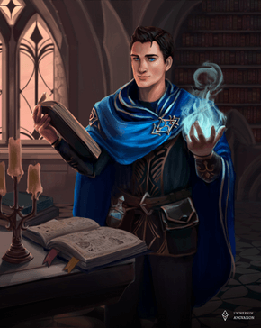 Alcred var Pyke-Pontfield, południowiec w świecie Angvalion
