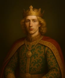 Albert Zawodny, syn Atii oraz Henryego Wielkiego, król Araulenu