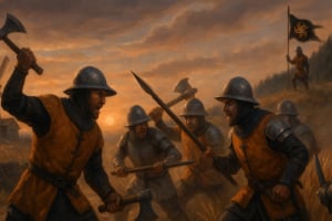 Wojna Domowa w Casterville, wywołana przez działania Renée Clagon