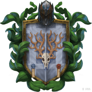 Obrazek przedstawia Herb Ligii Srebrnomarchijskiej w Uniwersum Angvalion