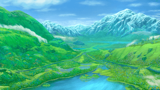 Tło arta 'Lechia z lotu ptaka'