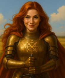 Obrazek przestawia Leah var Flagelan - Namiestniczkę Wschodu w księstwie Casterville