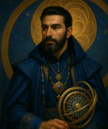 Obrazek przedstawia profesora Reinholda Zümer-Zemlina, uczone z Uniwersytetu Aspińskiego